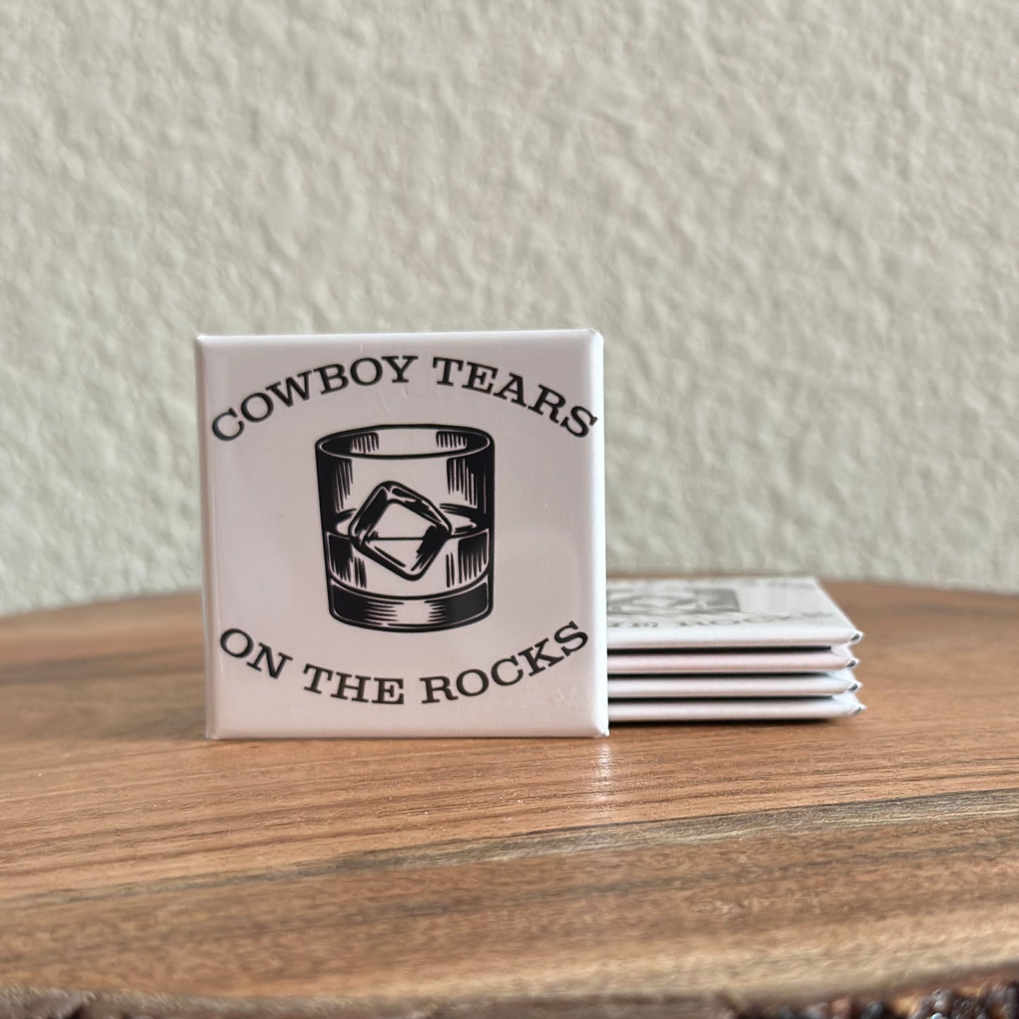 Cowboy Tears on the Rocks Magnet