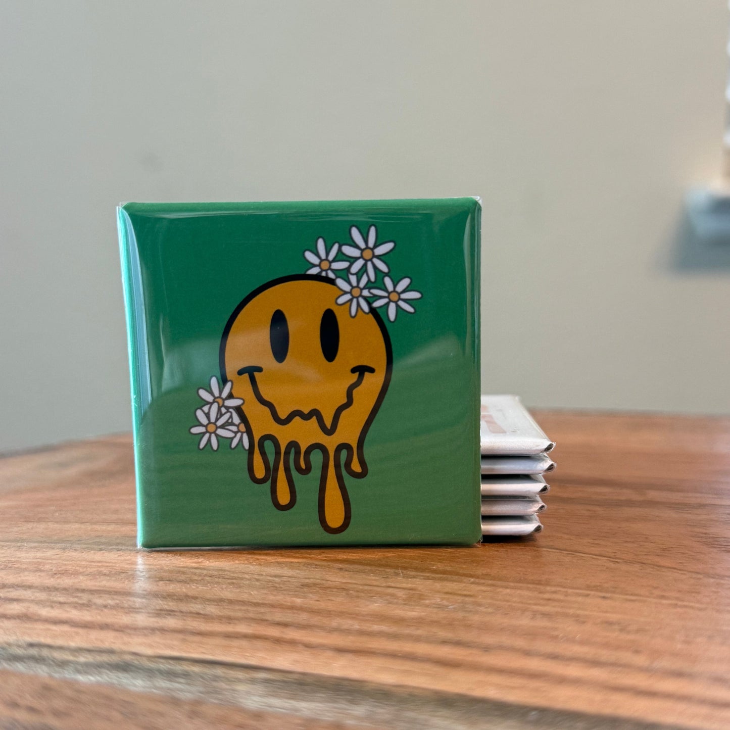 Melting Smiley Magnet