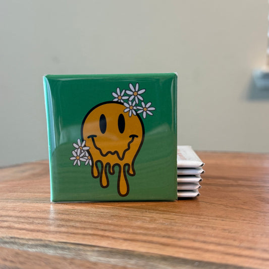 Melting Smiley Magnet