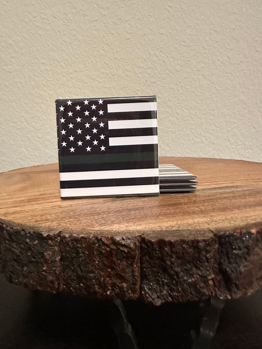 Thin Green Line Magnet